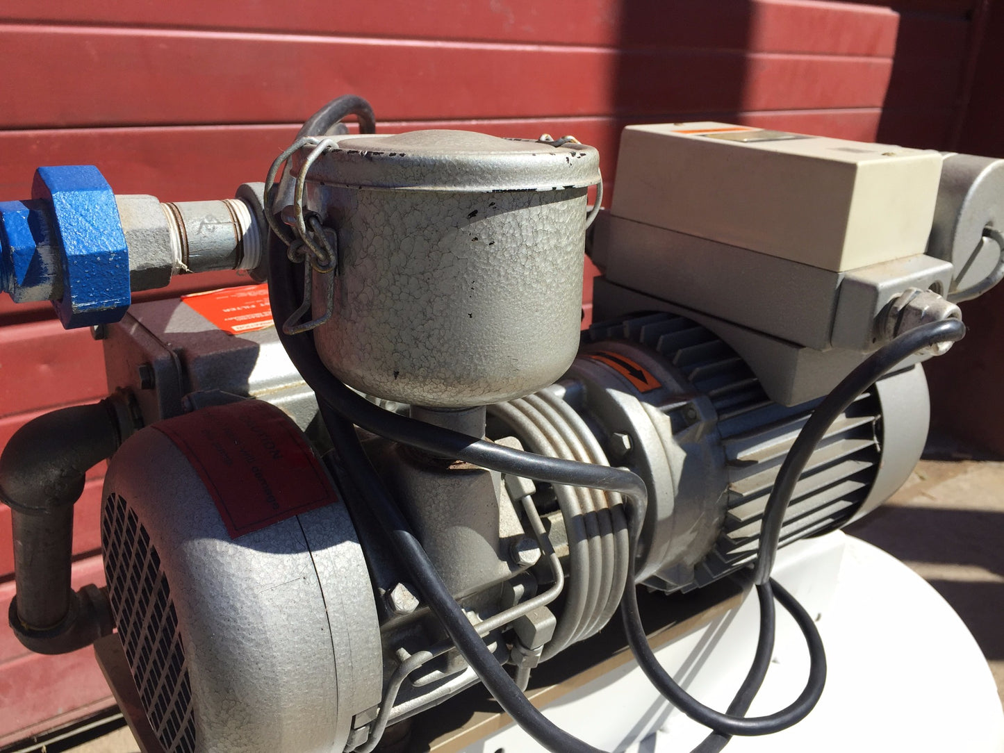 BUSCH TYPE RC0021-8015 ROTARY VANE VACUUM PUMP AIR COMPRESSOR SYSTEM FREE SHIP