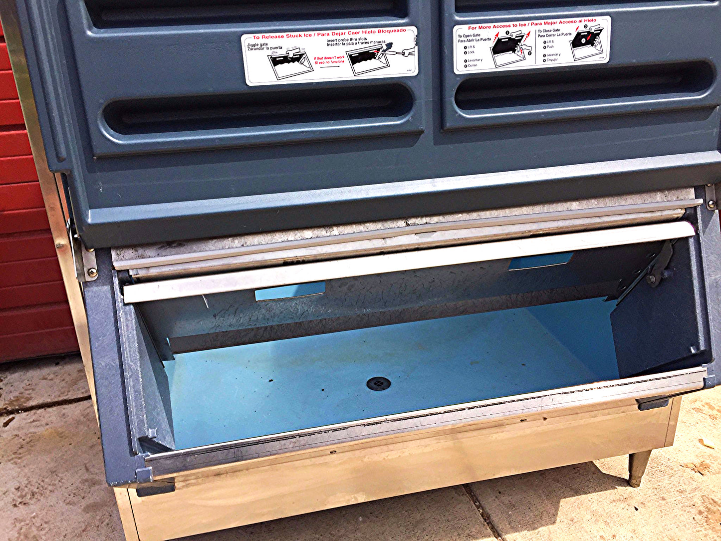 MANITOWOC LARGE 48" ICE STORAGE BIN MODEL F1300 1320 lb Capacity FREE SHIP