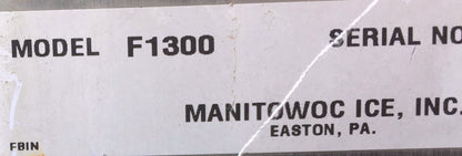 MANITOWOC LARGE 48" ICE STORAGE BIN MODEL F1300 1320 lb Capacity FREE SHIP