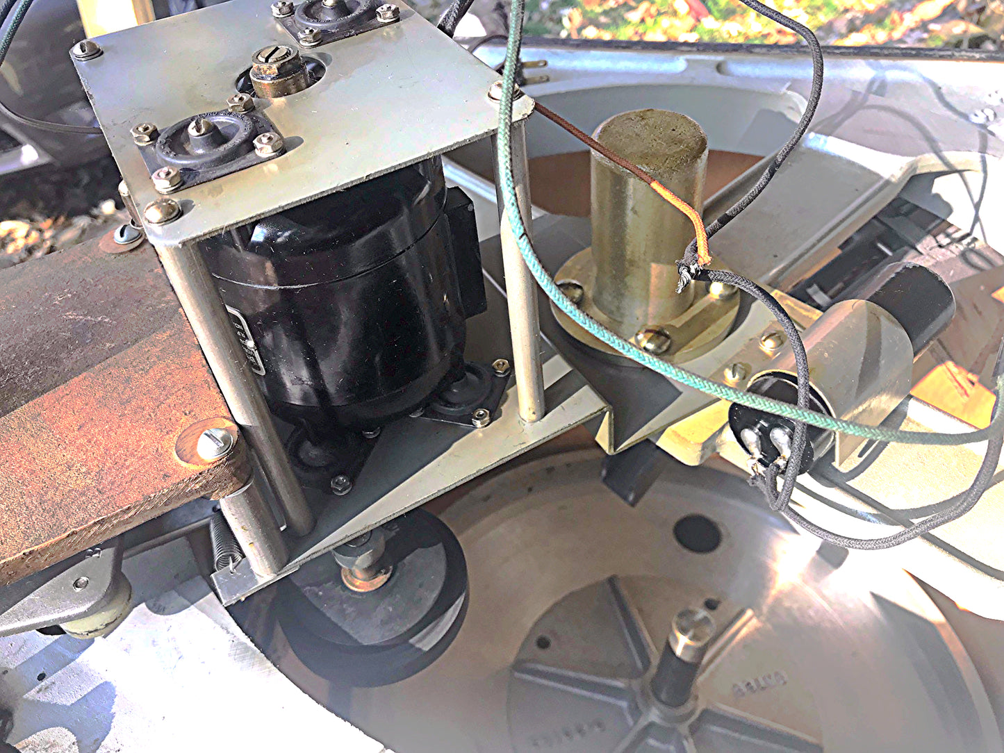 RARE GATES M-5100-A TURNTABLE TWO 16" GRAY RESEARCH 106-SP TONEARM TRANSCRIPTION