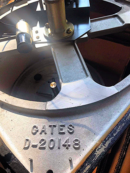 RARE GATES M-5100-A TURNTABLE TWO 16" GRAY RESEARCH 106-SP TONEARM TRANSCRIPTION