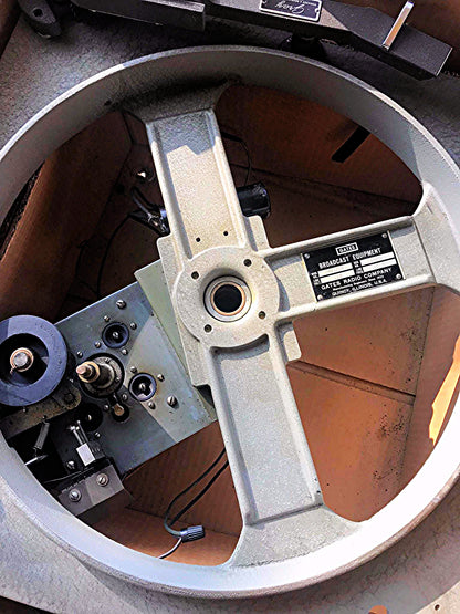 RARE GATES M-5100-A TURNTABLE TWO 16" GRAY RESEARCH 106-SP TONEARM TRANSCRIPTION