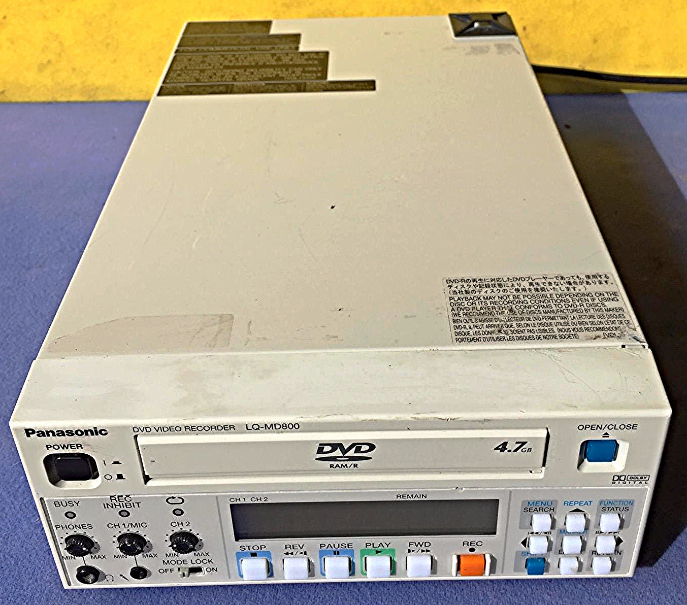 SONY LQ-MD800P NTSC PAL Profession Medical Grade DVD-RAM DVD-R Recorder FREESHIP