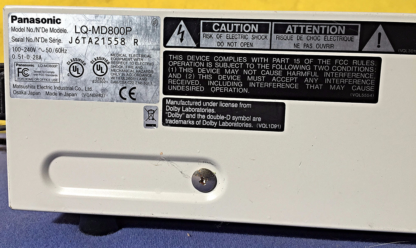 SONY LQ-MD800P NTSC PAL Profession Medical Grade DVD-RAM DVD-R Recorder FREESHIP