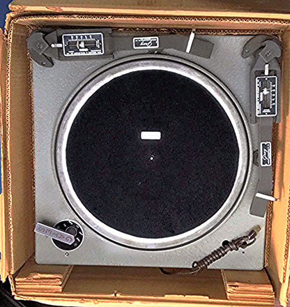 RARE GATES M-5100-A TURNTABLE TWO 16" GRAY RESEARCH 106-SP TONEARM TRANSCRIPTION