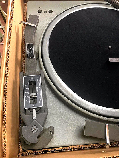 RARE GATES M-5100-A TURNTABLE TWO 16" GRAY RESEARCH 106-SP TONEARM TRANSCRIPTION