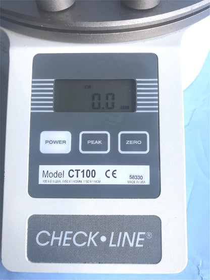 CHECK LINE MARK-10 CT100 CLOSURE TORQUE TESTER CAP-T BOTTLE 100%TESTED FREE SHIP