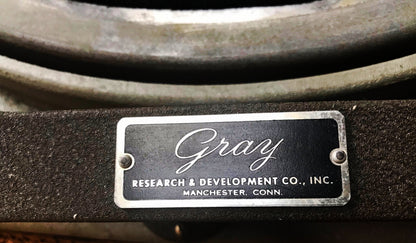 RARE GATES M-5100-A TURNTABLE TWO 16" GRAY RESEARCH 106-SP TONEARM TRANSCRIPTION