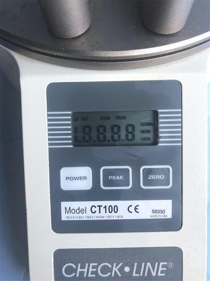 CHECK LINE MARK-10 CT100 CLOSURE TORQUE TESTER CAP-T BOTTLE 100%TESTED FREE SHIP