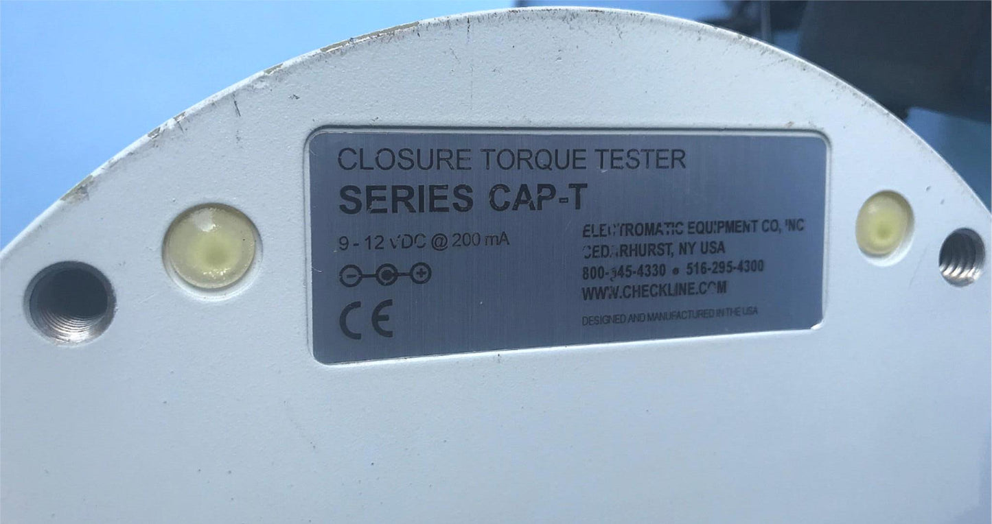 CHECK LINE MARK-10 CT100 CLOSURE TORQUE TESTER CAP-T BOTTLE 100%TESTED FREE SHIP