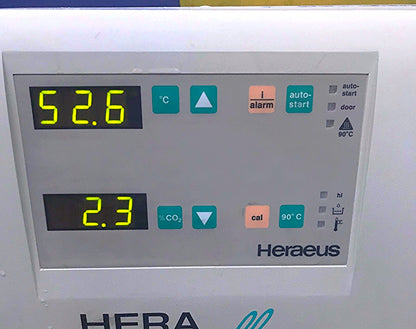 HERA CELL 240 CO2 INCUBATOR by HERAEUS with COPPER TRAYS on Wheels Cart
