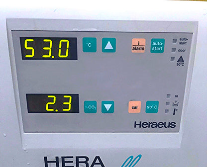 HERA CELL 240 CO2 INCUBATOR by HERAEUS with COPPER TRAYS on Wheels Cart
