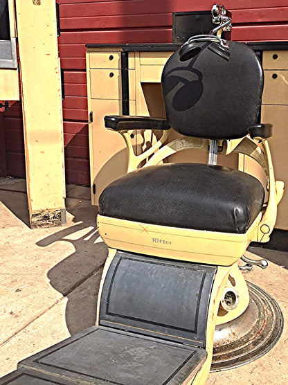 Vintage RITTER DENTAL CHAIR CABINET EQUIPMENT FAUCET MOLD MILK GLASS FREE SHIP