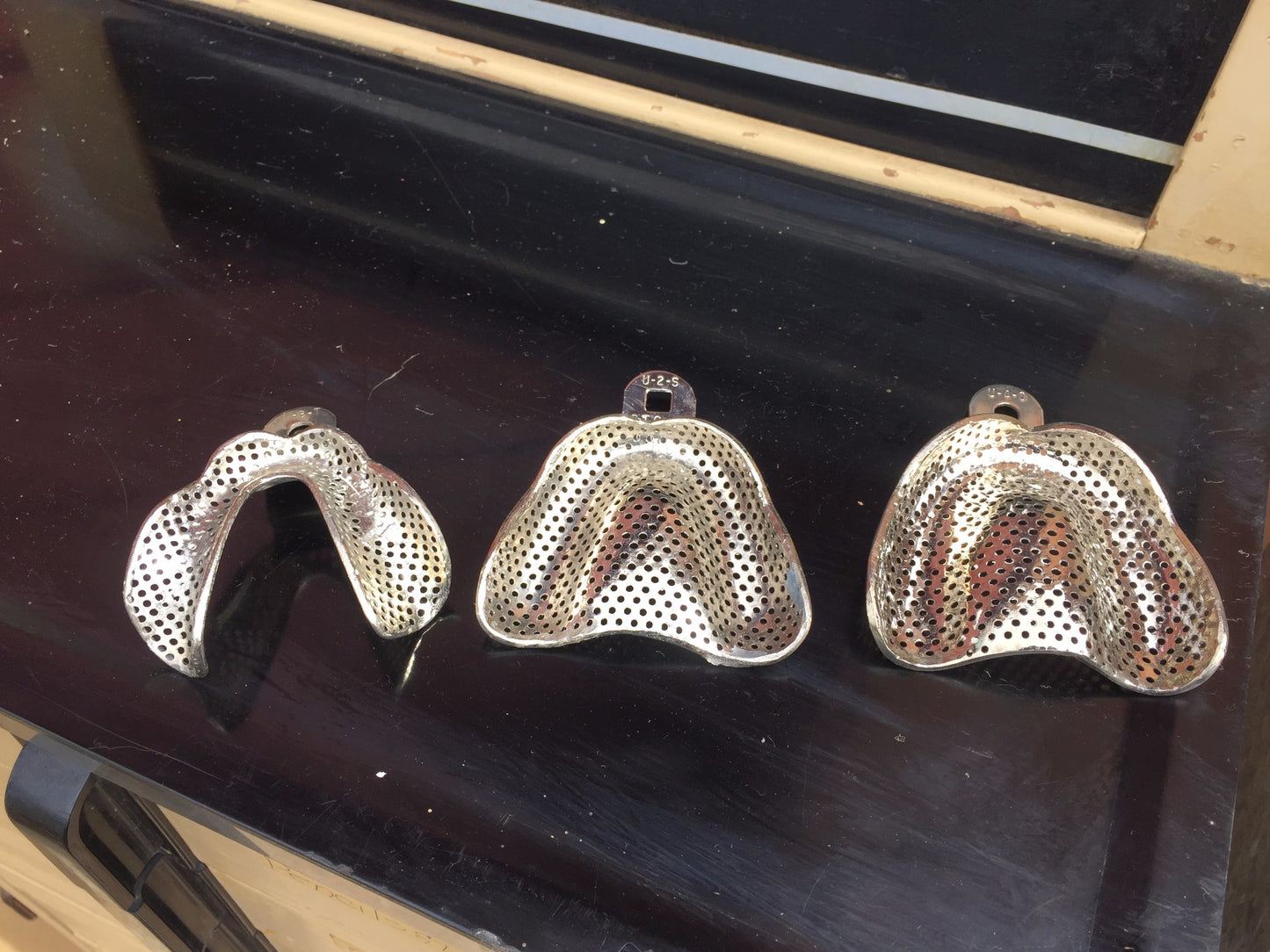 Vintage RITTER DENTAL CHAIR CABINET EQUIPMENT FAUCET MOLD MILK GLASS FREE SHIP