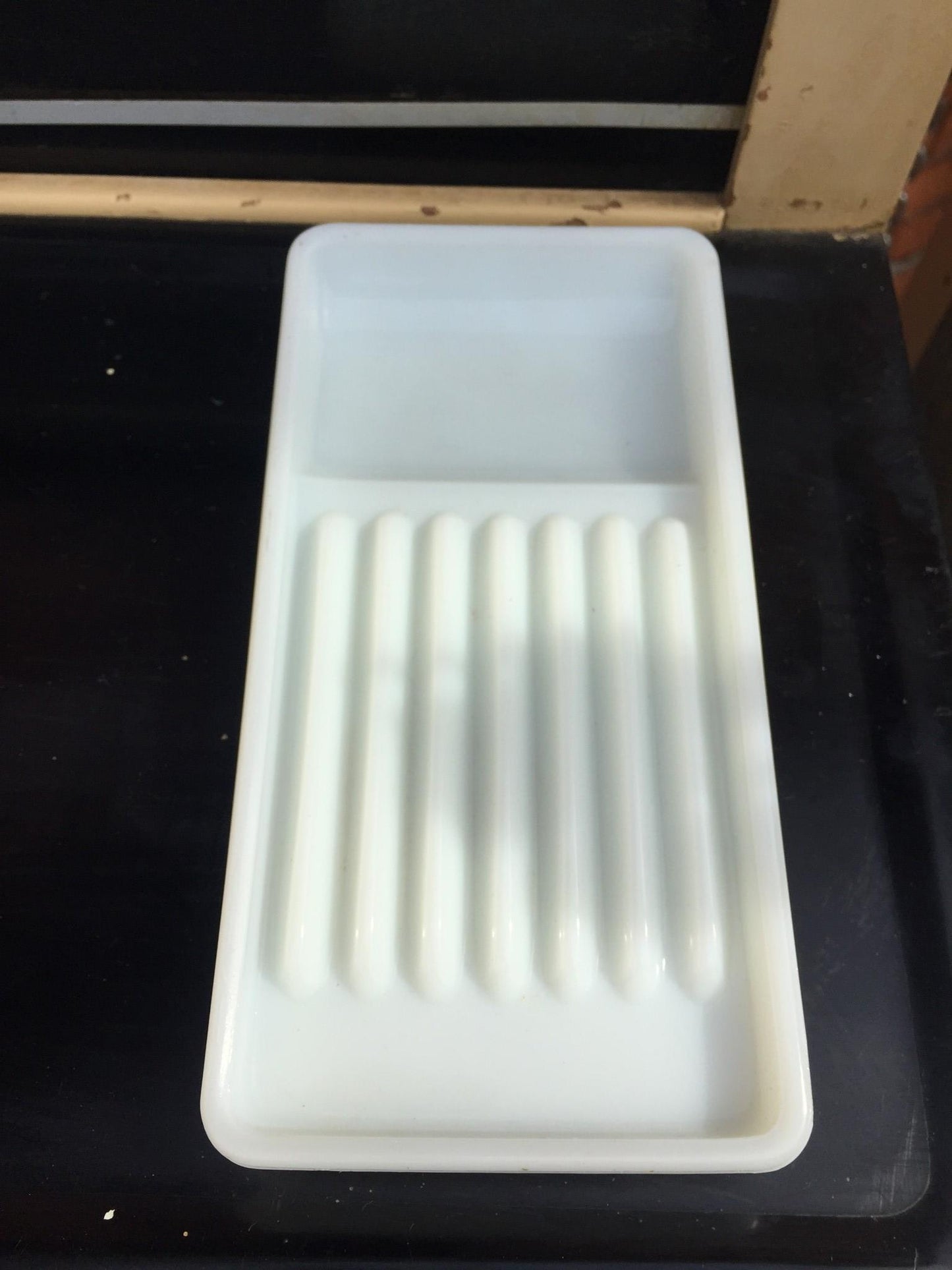 Vintage RITTER DENTAL CHAIR CABINET EQUIPMENT FAUCET MOLD MILK GLASS FREE SHIP