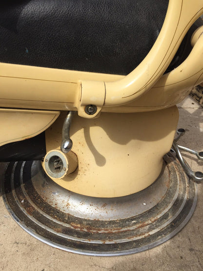 Vintage RITTER DENTAL CHAIR CABINET EQUIPMENT FAUCET MOLD MILK GLASS FREE SHIP