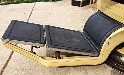 Vintage RITTER DENTAL CHAIR CABINET EQUIPMENT FAUCET MOLD MILK GLASS FREE SHIP