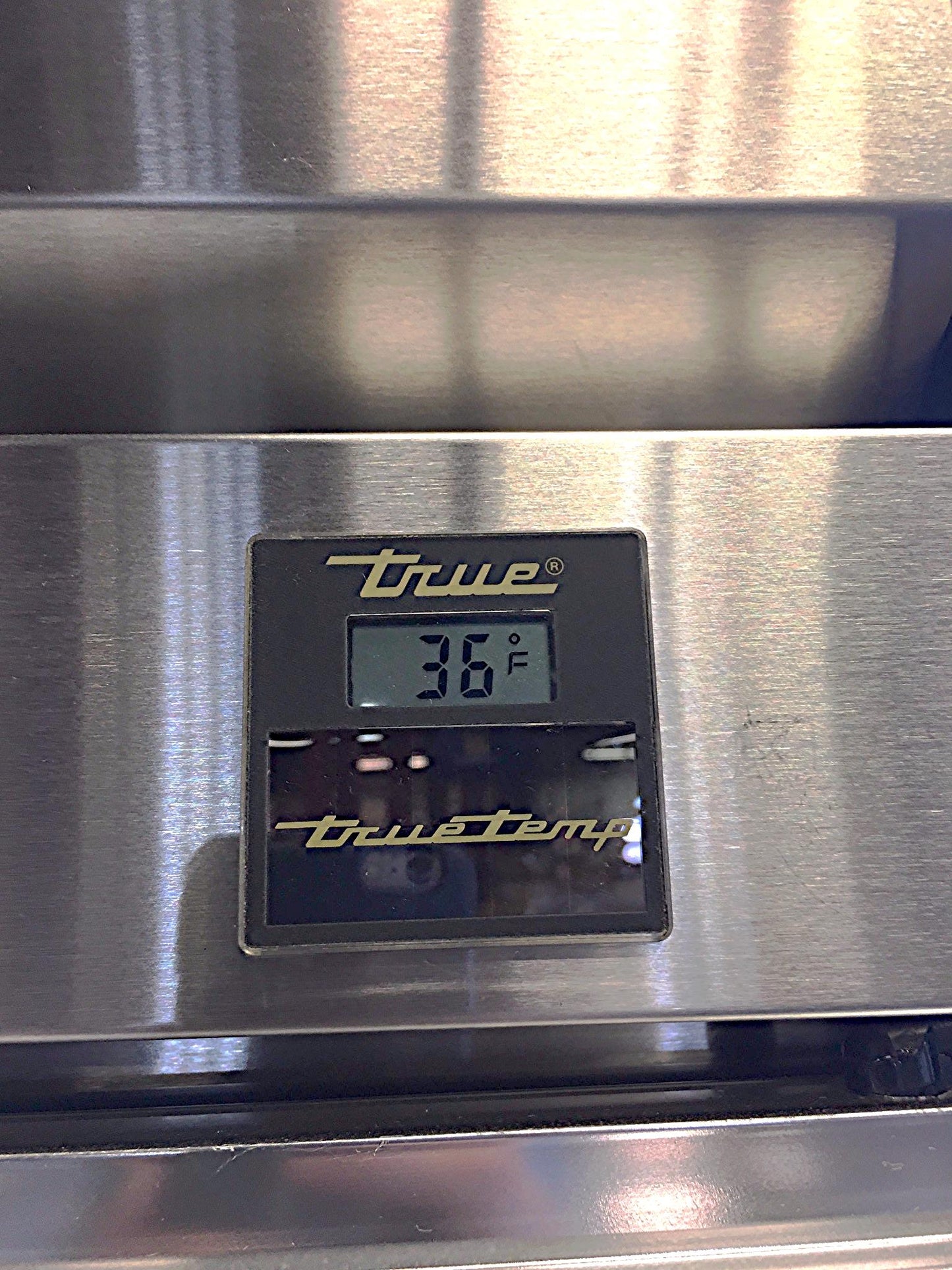 TRUE TS-28-2-G-2-PT GLASS DOOR PASS THRU COOLER REFRIGERATOR WATCHVIDEO FREESHIP