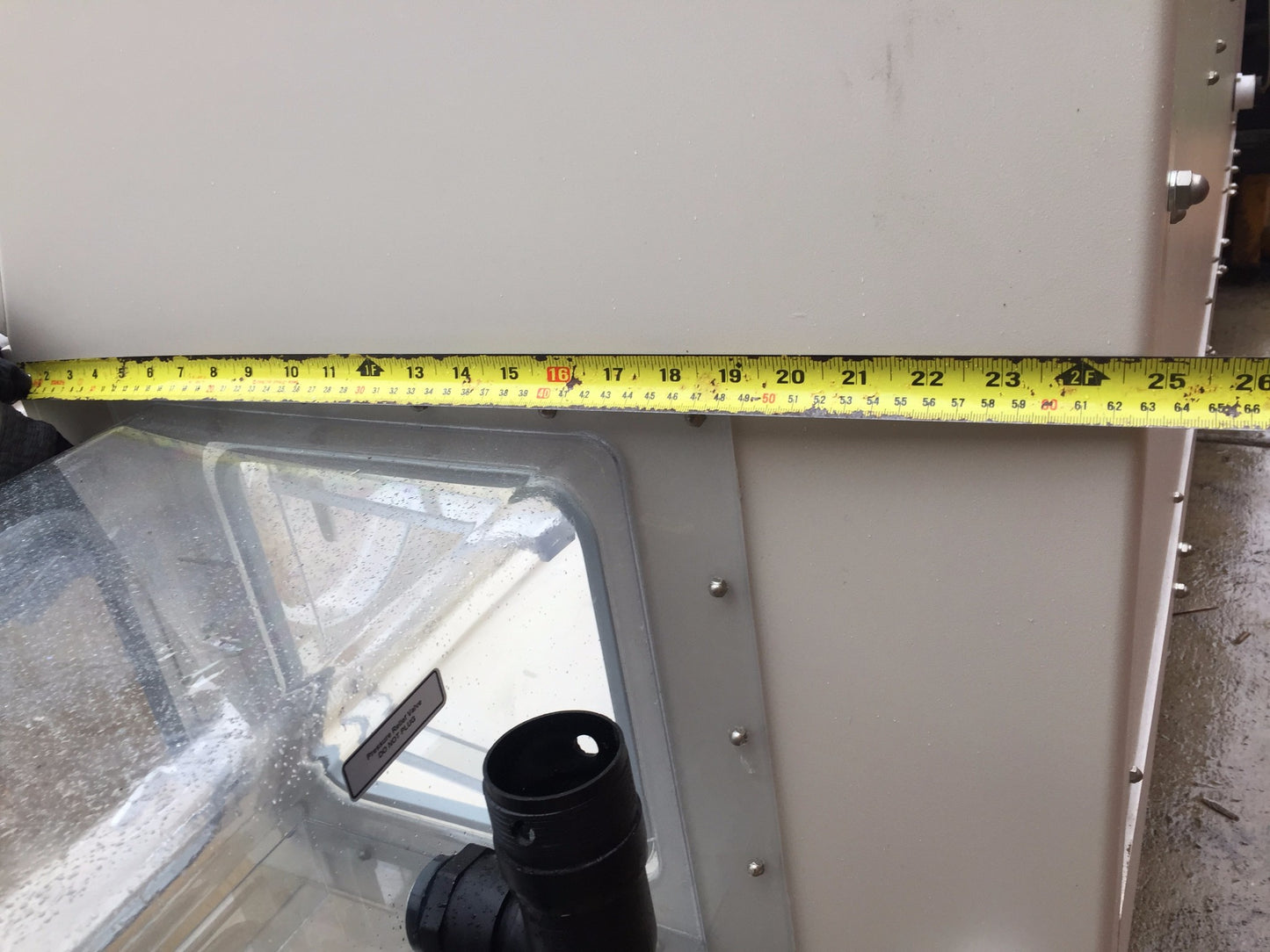 COY HOOD ALUMINUM DRY INERT GAS PURGE CHEMICAL CONTROL GLOVE BOX ABGB FREESHIP