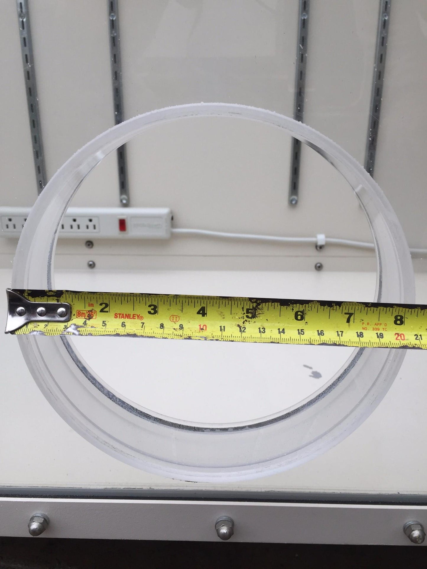 COY HOOD ALUMINUM DRY INERT GAS PURGE CHEMICAL CONTROL GLOVE BOX ABGB FREESHIP