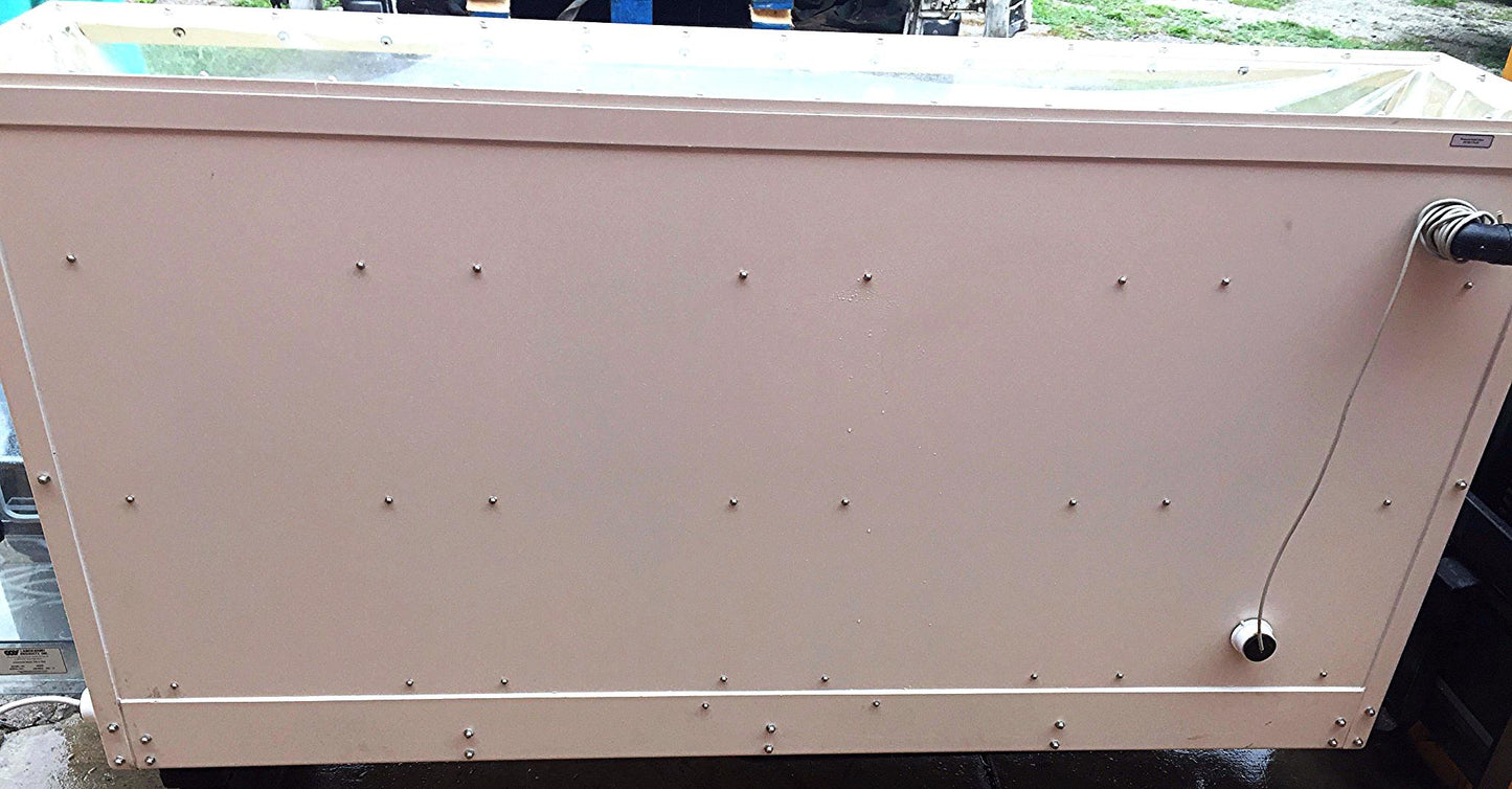 COY HOOD ALUMINUM DRY INERT GAS PURGE CHEMICAL CONTROL GLOVE BOX ABGB FREESHIP