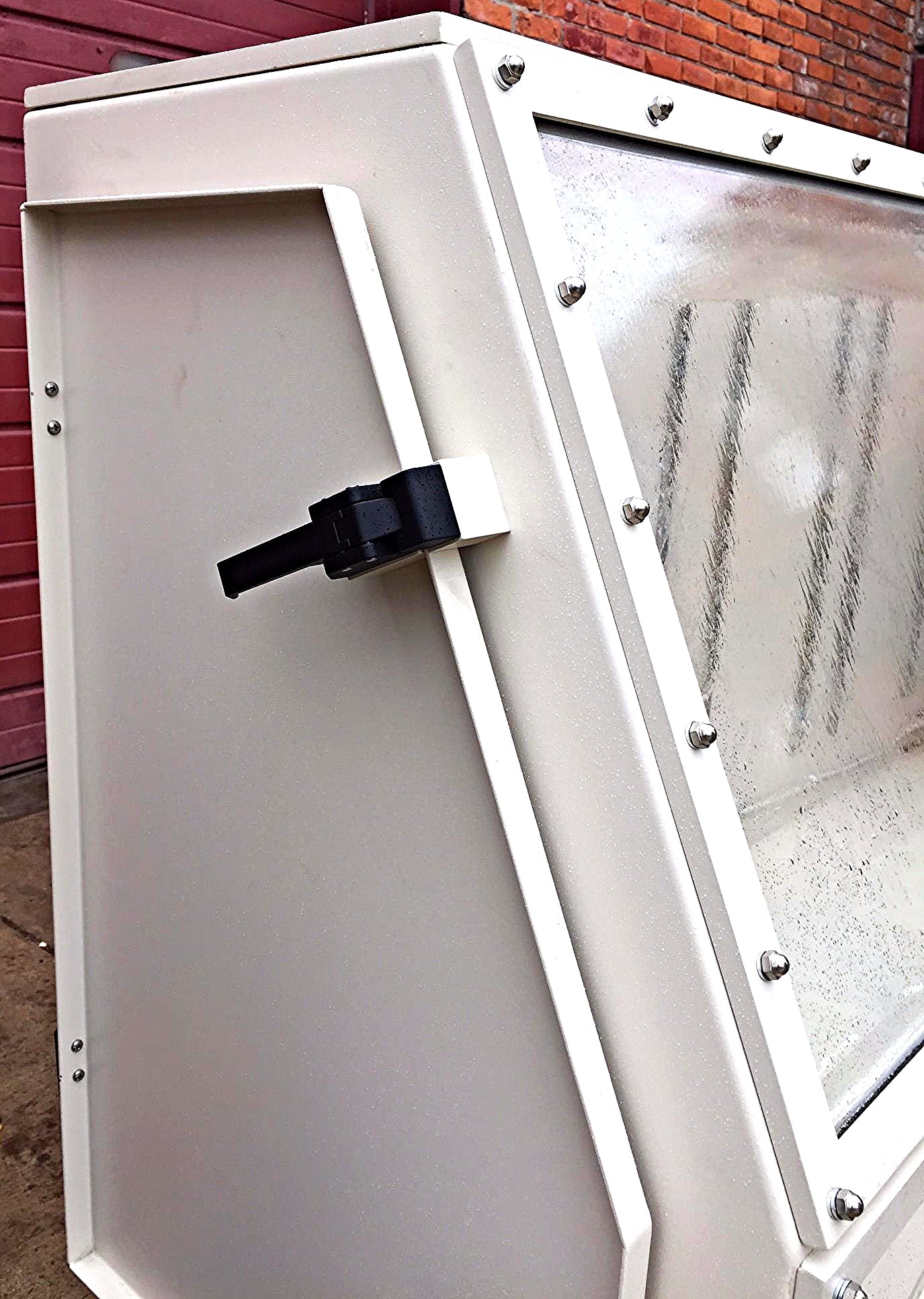 COY HOOD ALUMINUM DRY INERT GAS PURGE CHEMICAL CONTROL GLOVE BOX ABGB FREESHIP