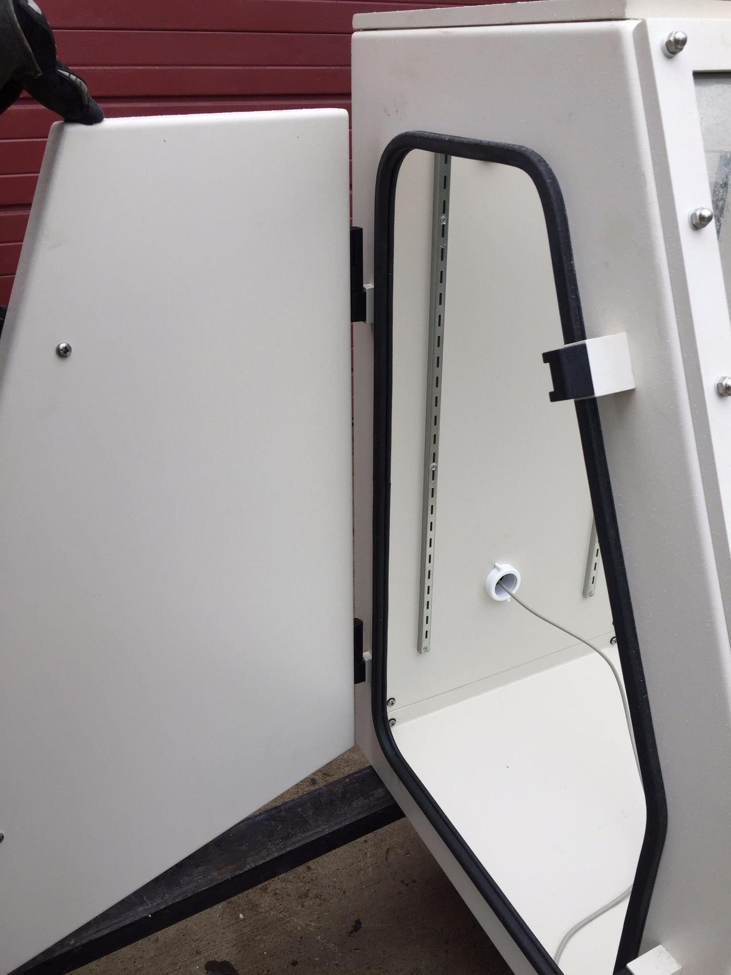 COY HOOD ALUMINUM DRY INERT GAS PURGE CHEMICAL CONTROL GLOVE BOX ABGB FREESHIP