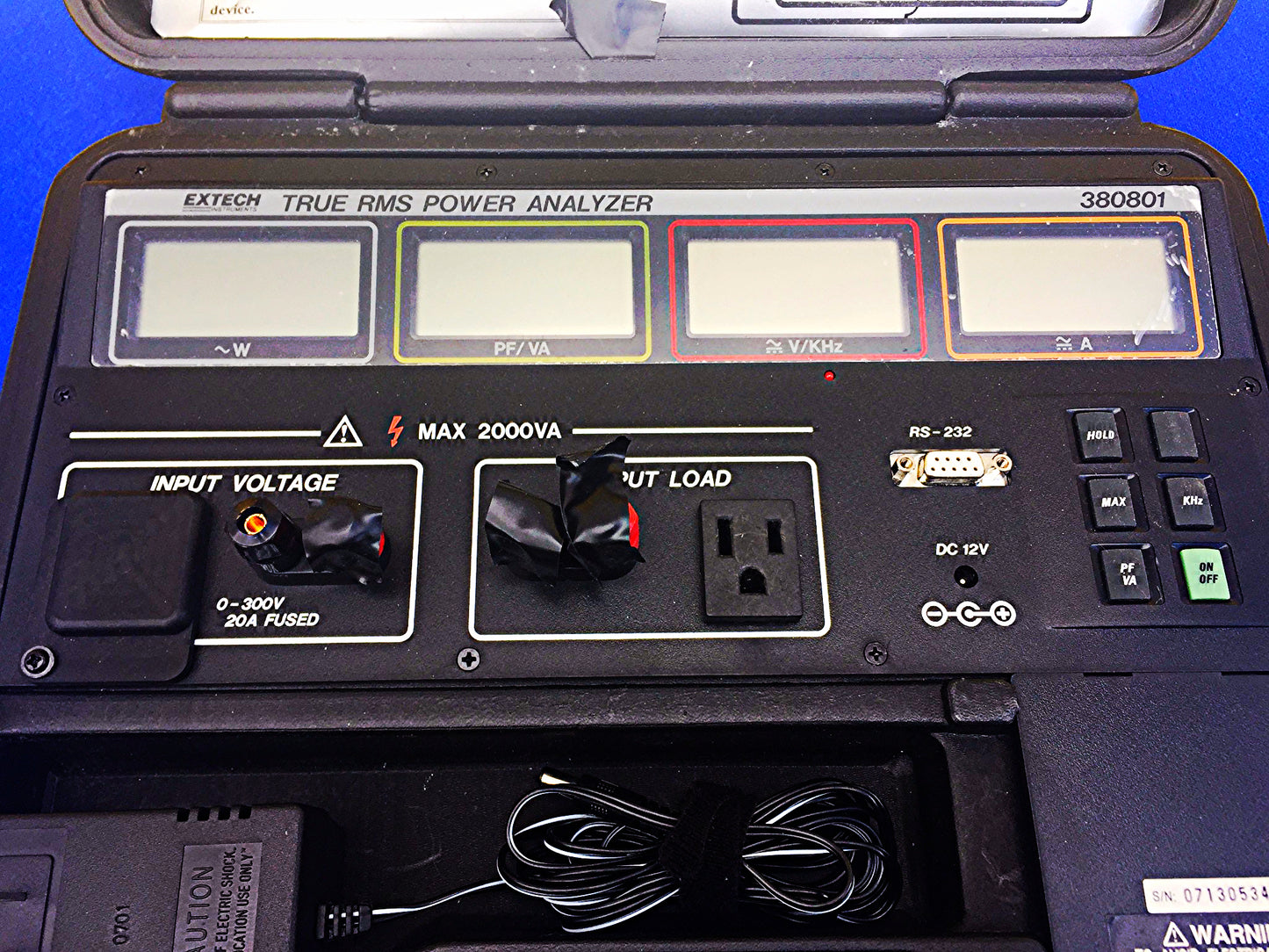 EXTECH TRUE RMS 380801 POWER ANALYZER DATALOGGER TEST WORKSPERFECT FREESHIPPING