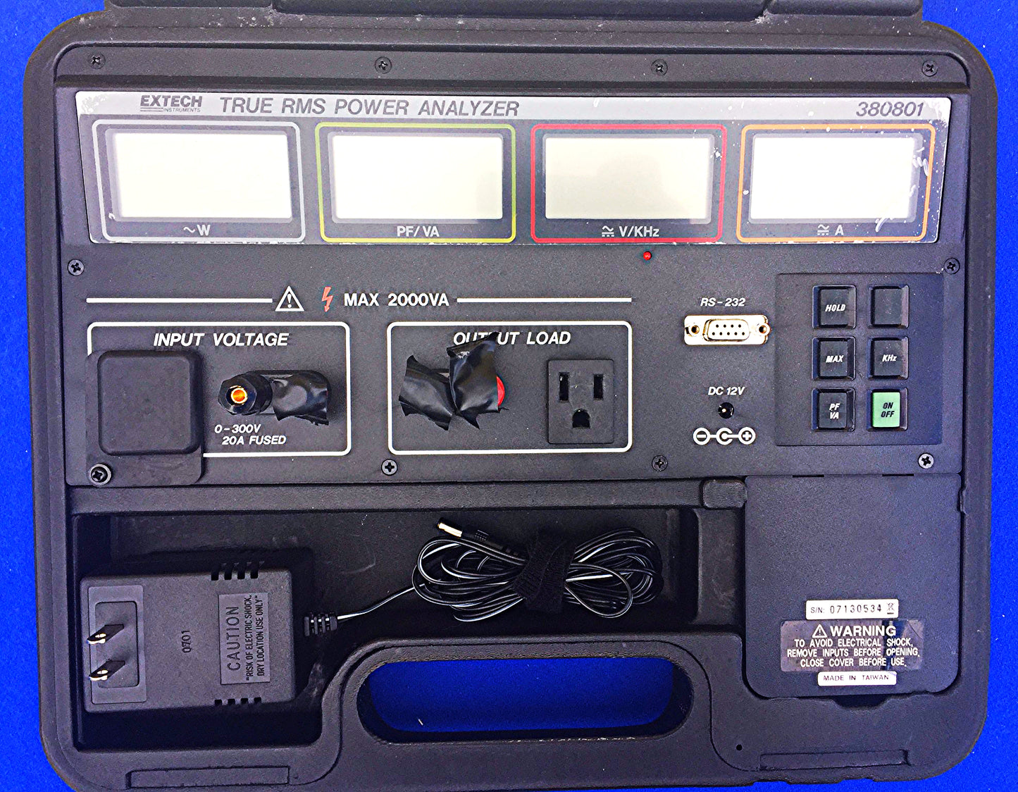 EXTECH TRUE RMS 380801 POWER ANALYZER DATALOGGER TEST WORKSPERFECT FREESHIPPING