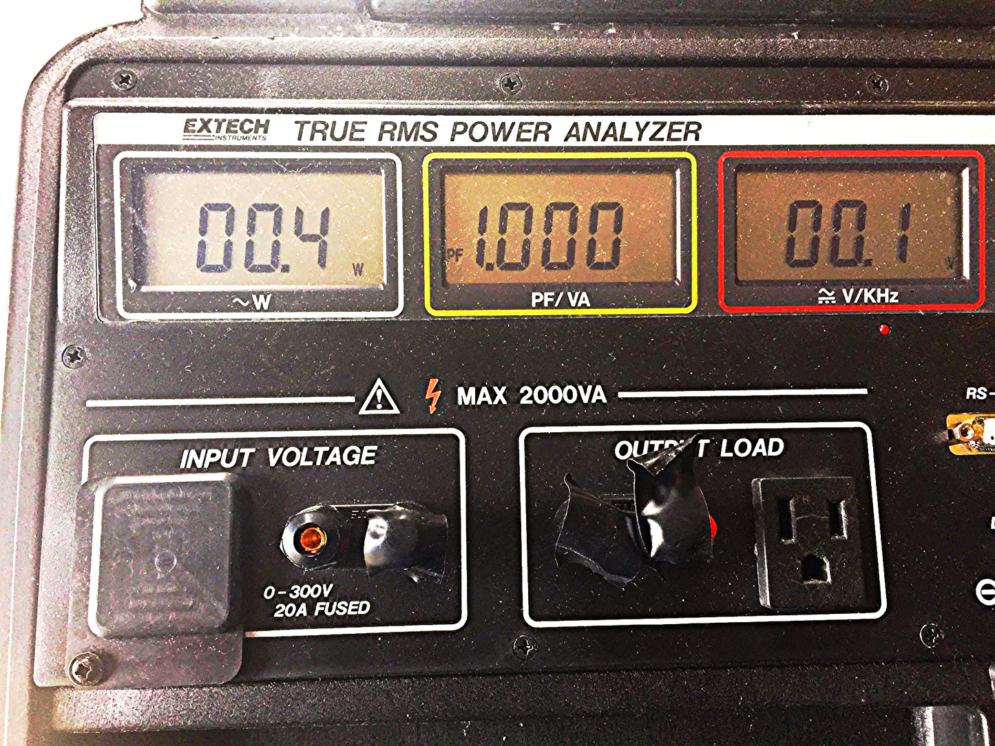 EXTECH TRUE RMS 380801 POWER ANALYZER DATALOGGER TEST WORKSPERFECT FREESHIPPING