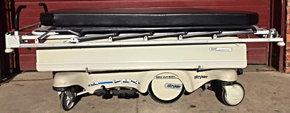STRYKER 721 BIG WHEEL PAD GLIDEAW HOSPITAL EMERGENCY GURNEY BED STRETCHER OXYGEN