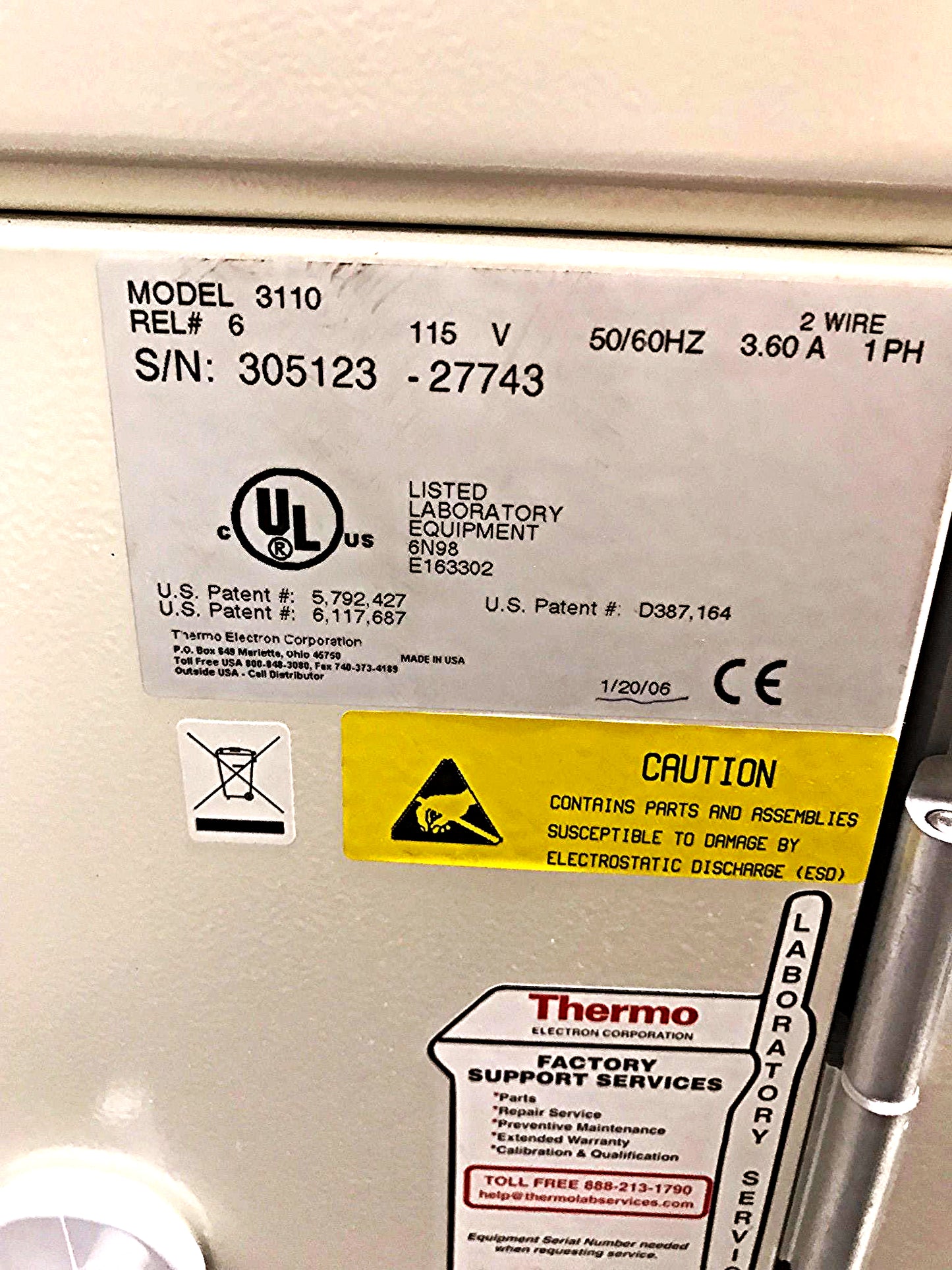 FORMA 3110 CO2 JACKETED INCUBATOR REFURBISHED WARRANTY Watch Video FREE SHIP