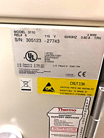 FORMA 3110 CO2 JACKETED INCUBATOR REFURBISHED WARRANTY Watch Video FREE SHIP