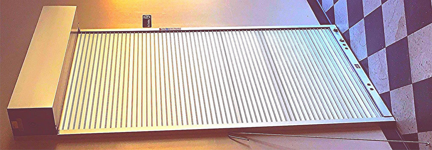 COOKSON ALUMINUM PUSH UP ROLLUP COIL ROLLING DOOR 51"w x 96"h WATCHVIDEOFREESHIP