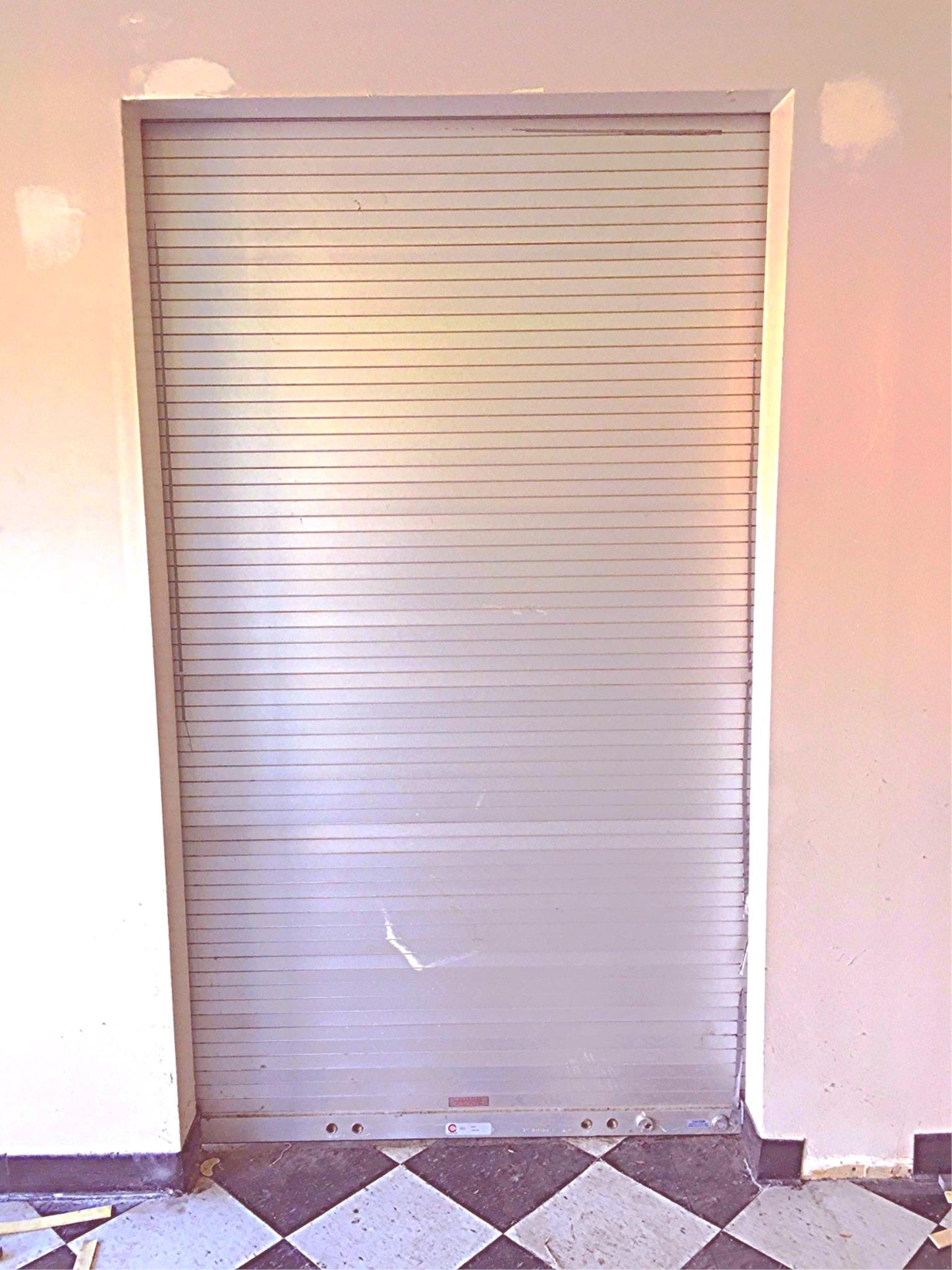 COOKSON ALUMINUM PUSH UP ROLLUP COIL ROLLING DOOR 51"w x 96"h WATCHVIDEOFREESHIP