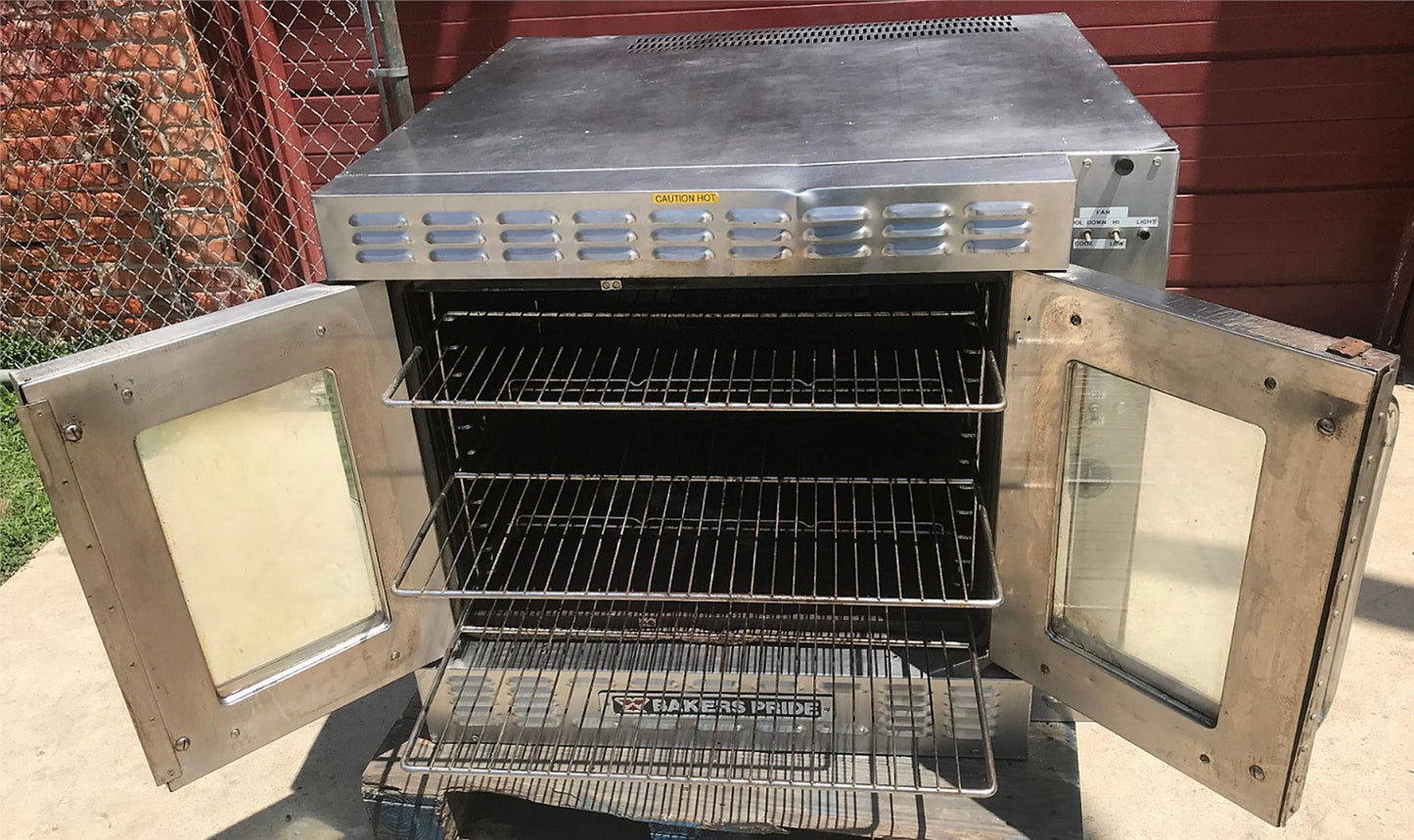 BAKERS PRIDE® model X80 3PH ELECTRIC SINGLE STACK CONVECTION OVEN FREE SHIPPING