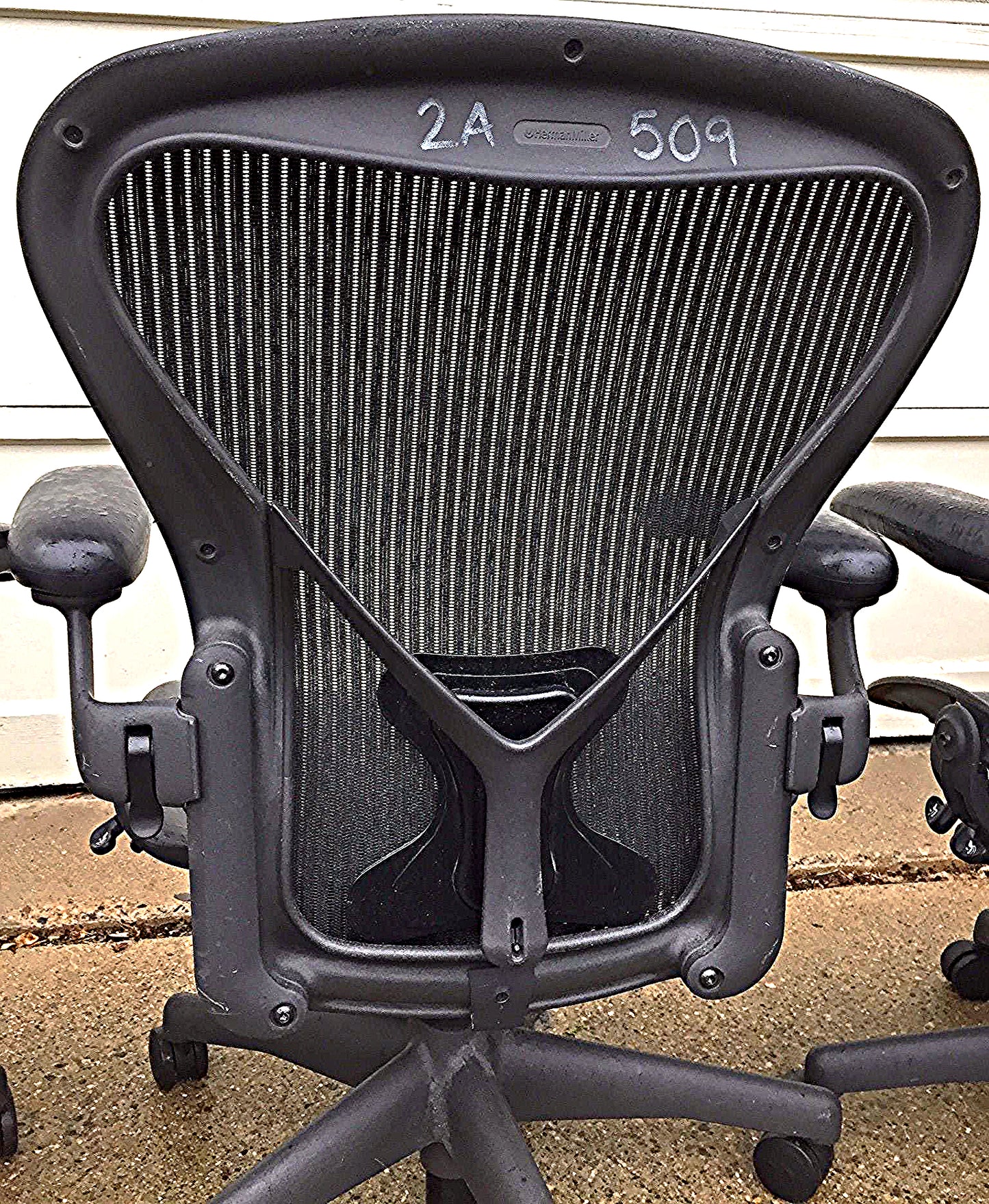 SET OF 4 HERMAN MILLER AERO CHAIRs BLACK Size B Chadwick & Bill Stumpf FREE SHIP