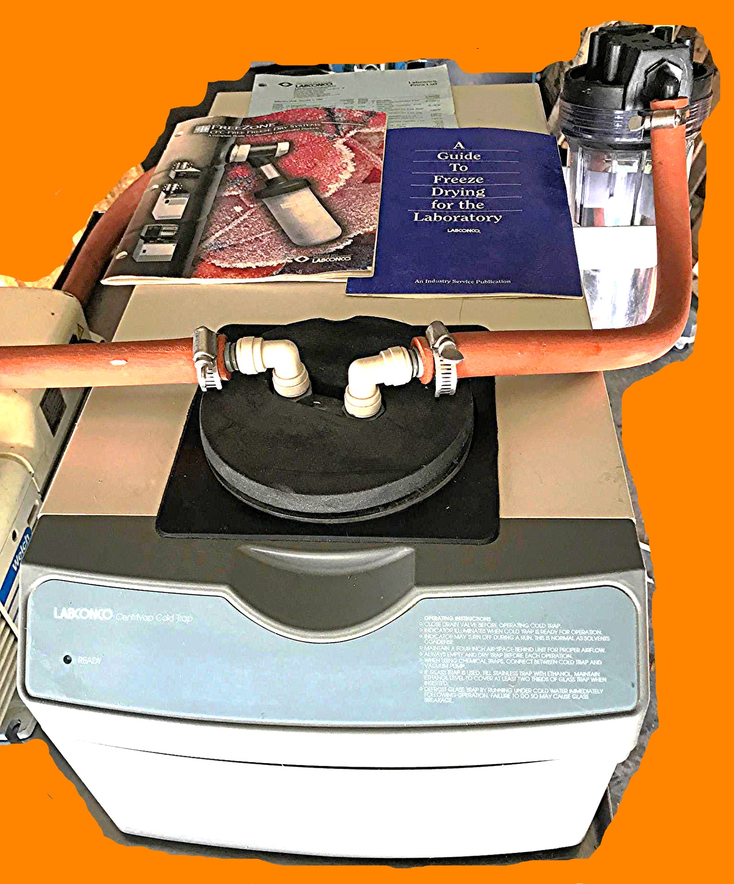 LABCONCO 7811000 CentriVap Freeze Dry WELCH ALLYN 8912A Pump MANUAL WATCH VIDEO