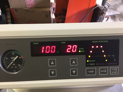 TOMY ES-215 VERTICAL AUTOCLAVE 22 LITERS RARE UNIT TOP LOAD WATCH VIDEO FREESHIP