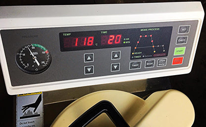 TOMY ES-215 VERTICAL AUTOCLAVE 22 LITERS RARE UNIT TOP LOAD WATCH VIDEO FREESHIP