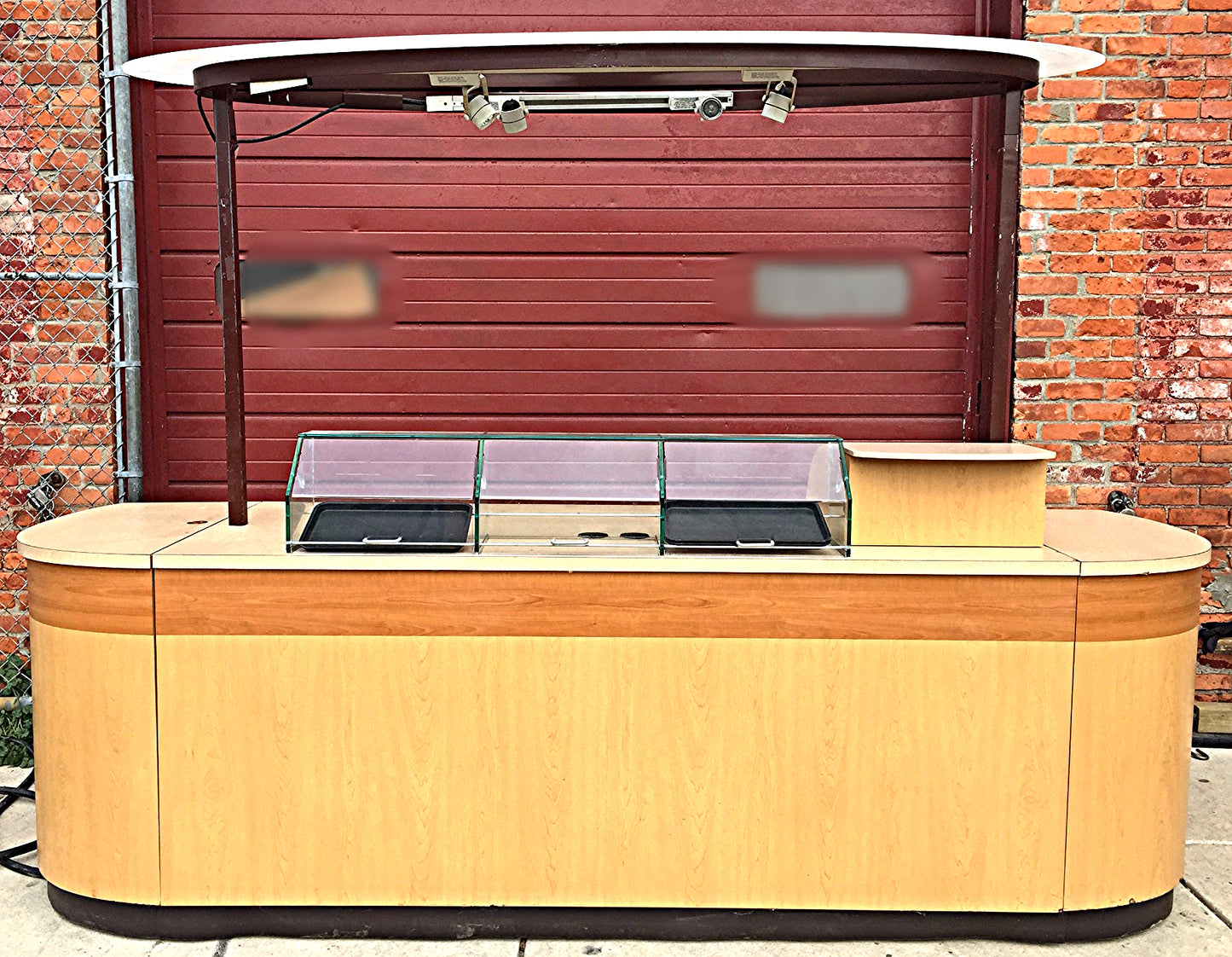 CORE CONCEPTS KIOSK 116" W x 34" D FREE SHIP