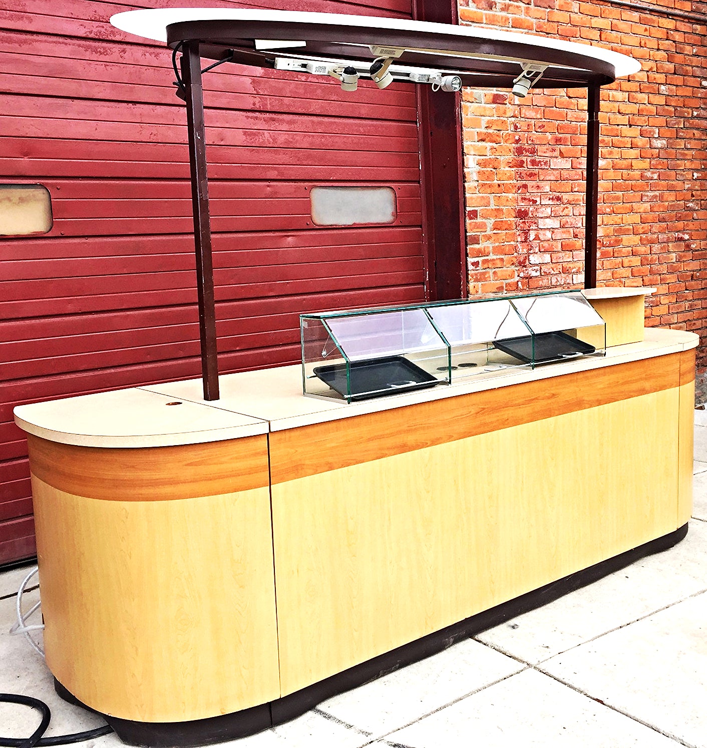 CORE CONCEPTS KIOSK 116" W x 34" D FREE SHIP