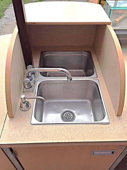 CORE CONCEPTS KIOSK 116" W x 34" D FREE SHIP