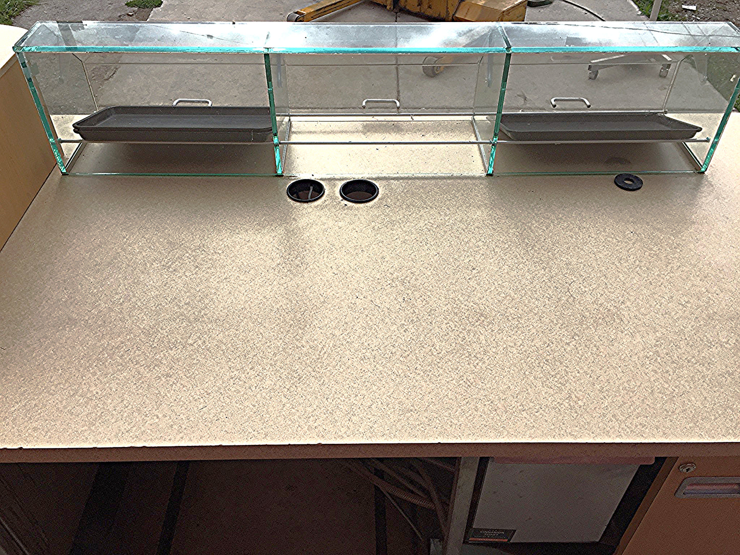 CORE CONCEPTS KIOSK 116" W x 34" D FREE SHIP