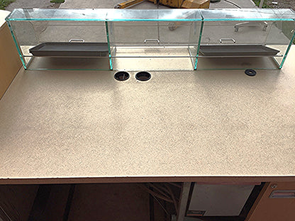 CORE CONCEPTS KIOSK 116" W x 34" D FREE SHIP