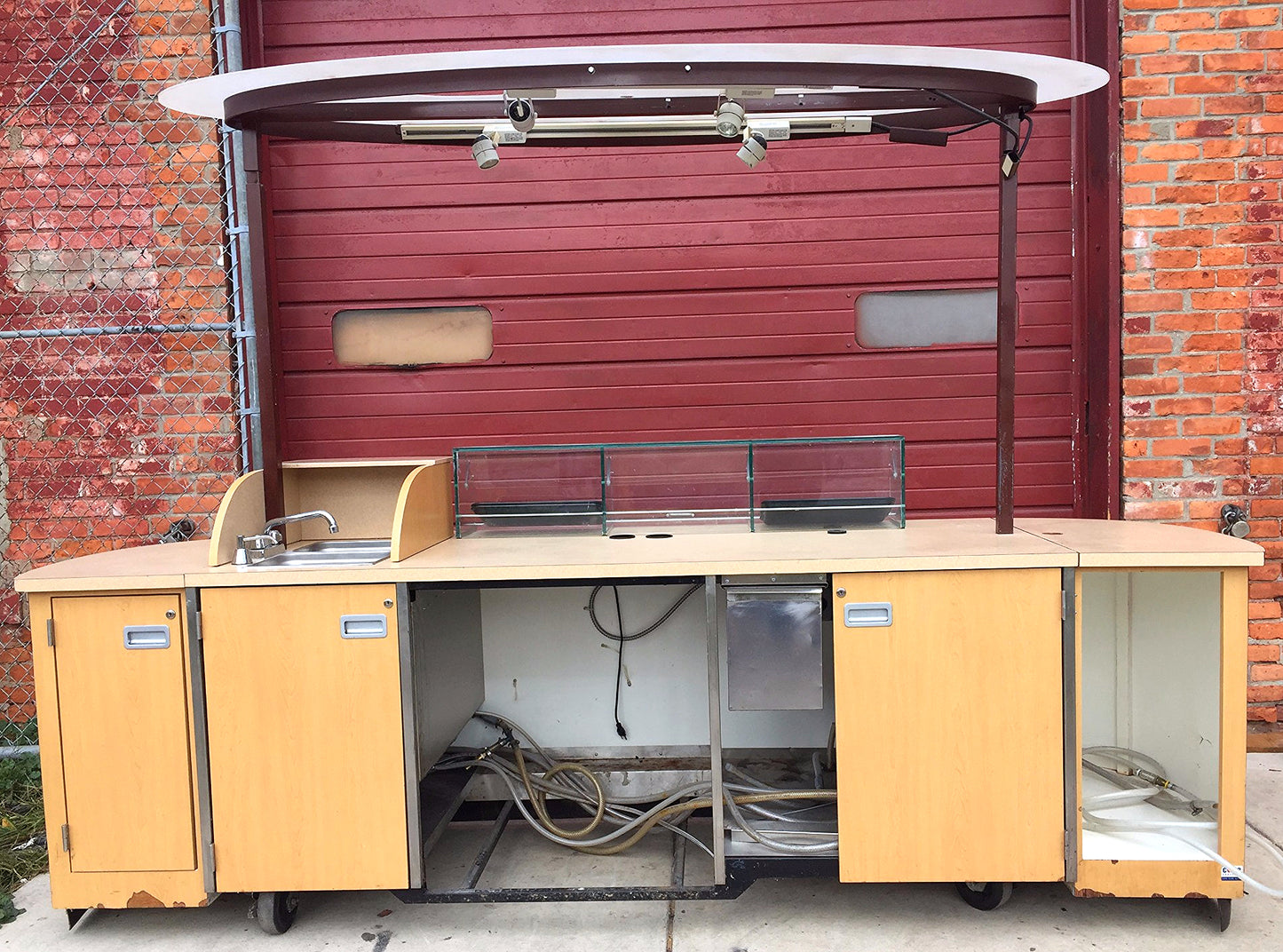 CORE CONCEPTS KIOSK 116" W x 34" D FREE SHIP