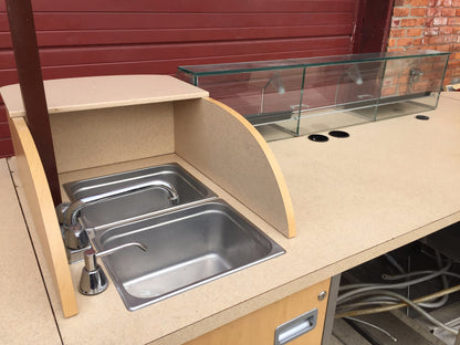 CORE CONCEPTS KIOSK 116" W x 34" D FREE SHIP