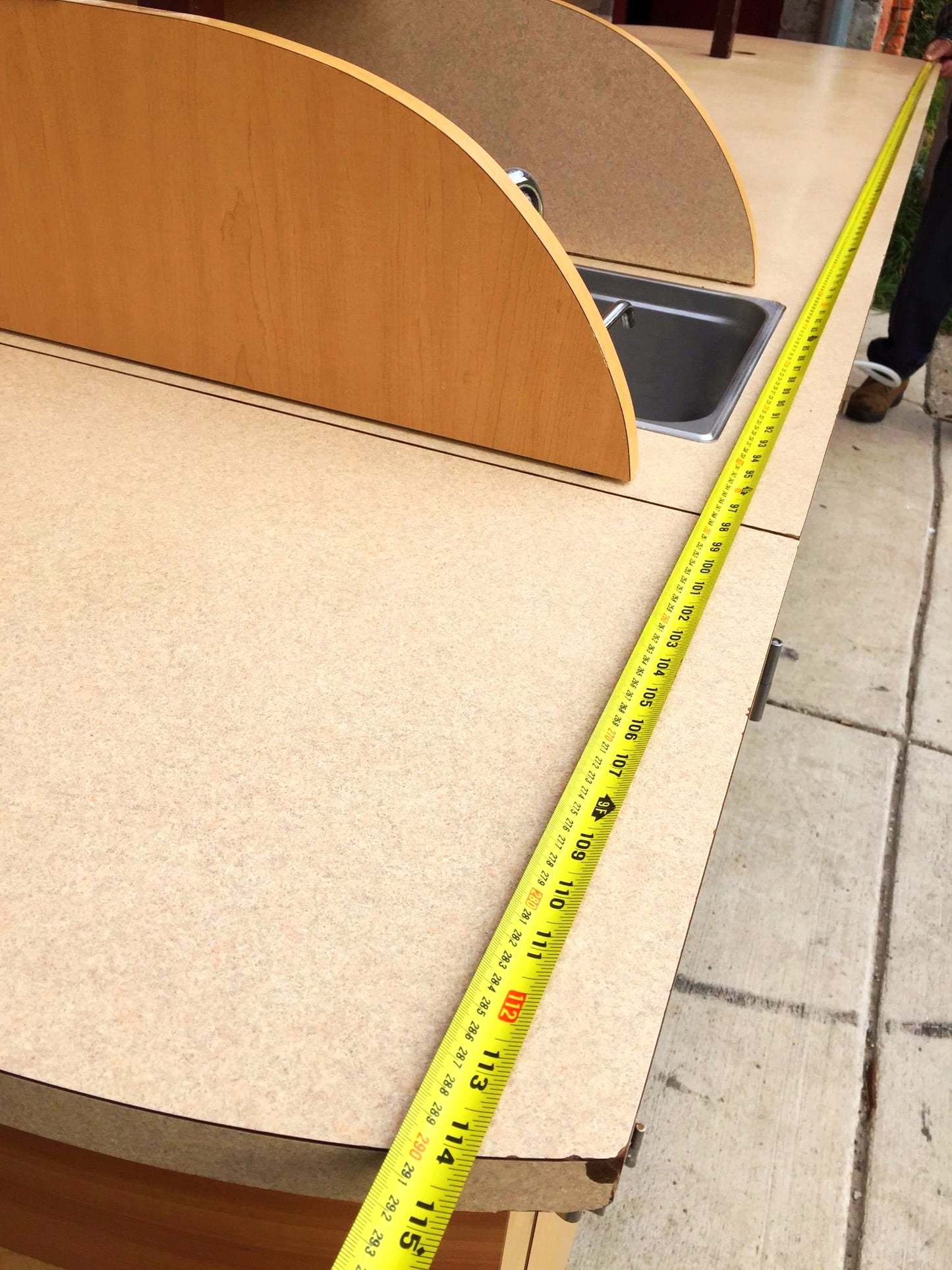 CORE CONCEPTS KIOSK 116" W x 34" D FREE SHIP