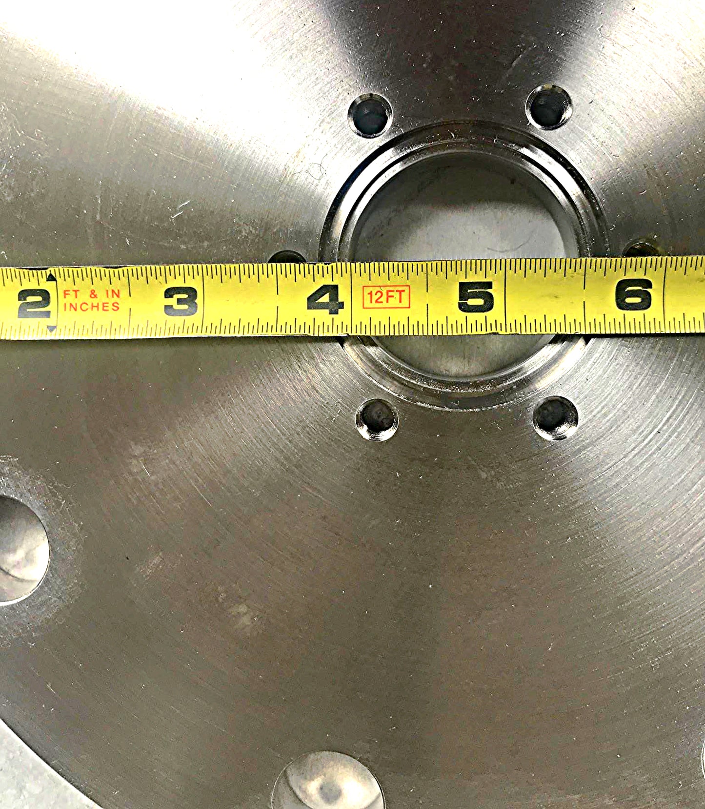 VARIAN MDC HAYWARD HPS DI HIGH VACUUM 6SIX WAY CONNECTOR with 9" PIPE END COVER