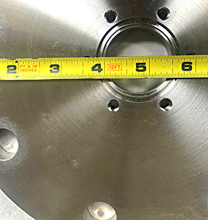 VARIAN MDC HAYWARD HPS DI HIGH VACUUM 6SIX WAY CONNECTOR with 9" PIPE END COVER